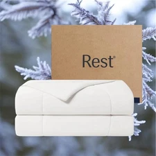 REST Evercool Cooling Comforter, Arctic White - King/Cali King 106"x90" NWOB