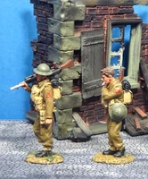 King and Country 54MM WW2 British troops marching 1940 FOB06/7 2009 mib oop
