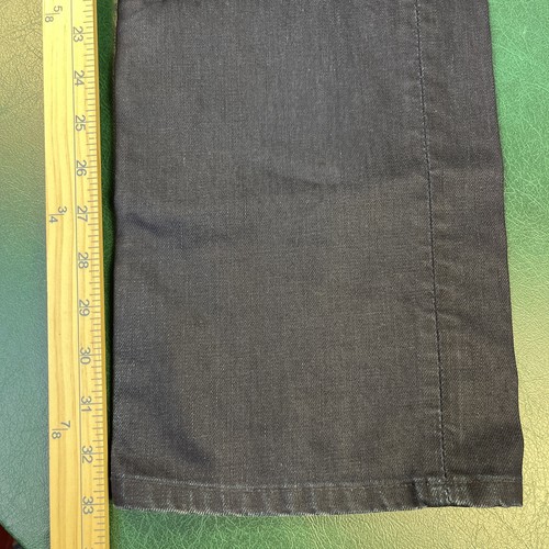 7 for All Mankind Jeans Herren 32x33 blau dunkle Waschung toller Whiskering Fade Rocker - Bild 9 von 9