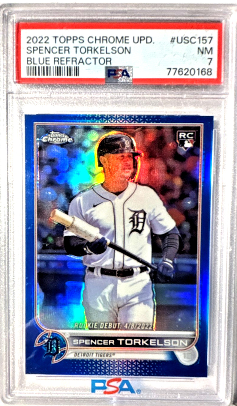 2022 Topps Chrome Update Series - Spencer Torkelson #USC100 Blue Refractor /199