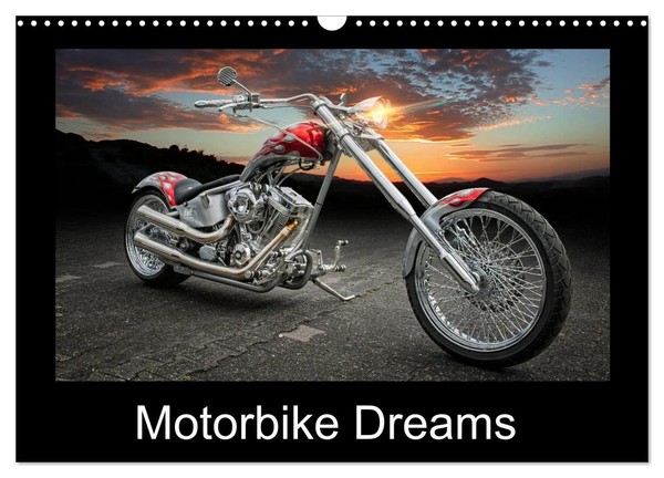 Motorbike Dreams (Wall Calendar 2027 DIN A3 Landscape), Calvendo 12 Month Wall C-image
