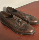 Vintage Rare ROBLEE 12 D/B Brown Full Grain Leather Longwing Brogue Oxfords — photo 5