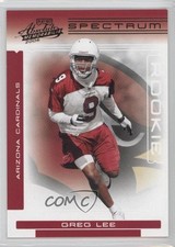 2006 Playoff Absolute Memorabilia Rookie Spectrum Black /100 Greg Lee #172 11pj