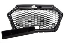 CLEARANCE  Audi A3 S3 8V Honeycomb Grille 2016 - 2020 Gloss Black 