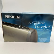 Nikken Air Wellness Traveller Portable Purifier Car/Home Ionizer 4-Stage Filter