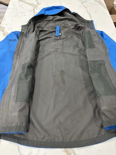 Outdoor Research Foray Gortex 3L Jacket Men's XXL Blue Rain Coat Shell Gorpcore - Picture 2 of 19