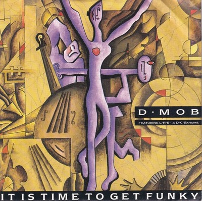 -1175- D. Mob feat. LRS - It Time To Get Funky - 7''-Single- near mint