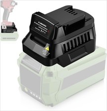 Adaptador de batería para convertidor Greenworks 40V para herramienta eléctrica Milwaukee 18V