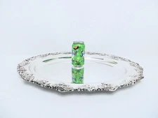 1912 BARKER ELLIS ENGLAND NOVEAU GRAPE DEEP OVAL MEAT ROAST PLATTER 23"