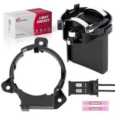 H7 Headlight Bulb Socket Adapter Holder Kit Compatible with Volkswagen Golf G...