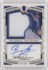 2020 Panini National Treasures 87/99 Brusdar Graterol #RSS-BG Auto 1p5