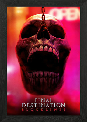 Final Destination: Bloodlines Skull gerahmtes Wandbild Poster Leinwanddruck Bild
