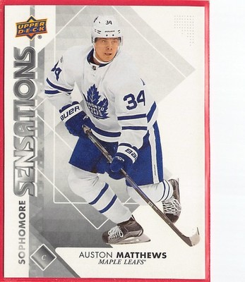 2017-18 Upper Deck Sophomore Sensations #SOAM Auston Matthews