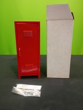 Red Mini Locker Made Of Metal - 11" Tall