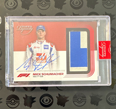 Topps Dynasty Formula 1 2022 Mick Schumacher Haas DAP-MS Auto Patch Insert