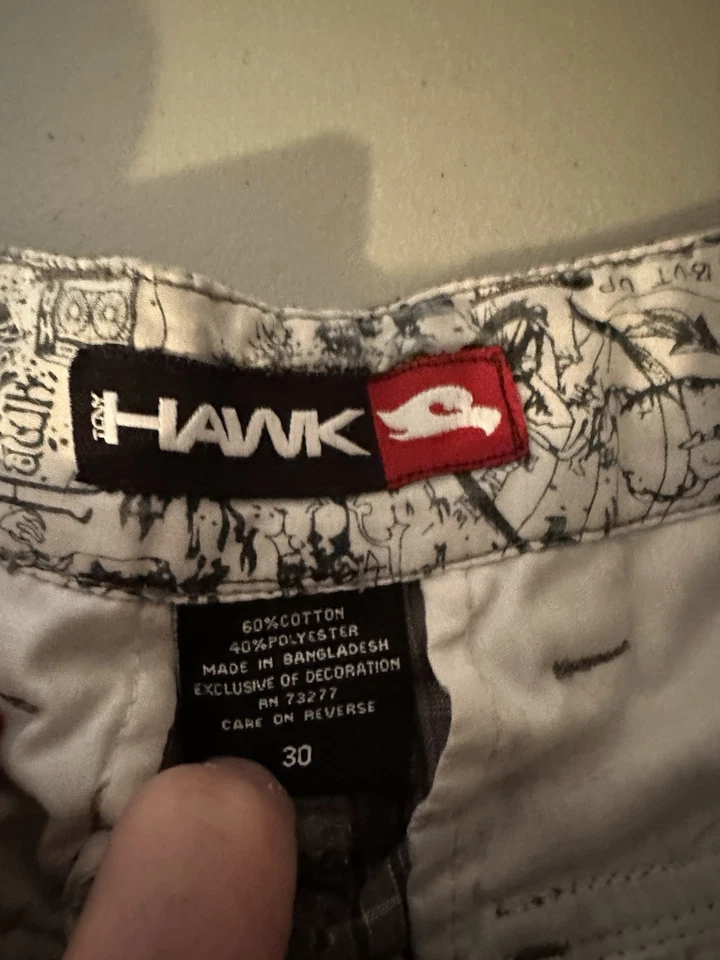 Pantalones Cortos Tony Hawk Clásicos Carga Cintura Talla 30 Foto 2 de 3