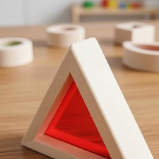 20 Pieces Acrylic Building Blocks Polished Edges Educational Toy for Toddlers