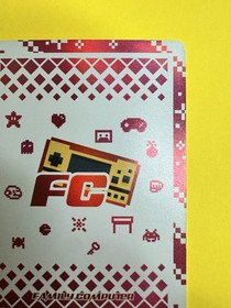 Family Computer Childhood Game QQT-FC01-QR-02 QR RARE Super Mario Bros Foil NM/M