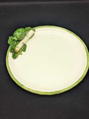 Ceramiche Artistiche L' Artigiani Bassano del Grappa Majolica Asparagus Plate