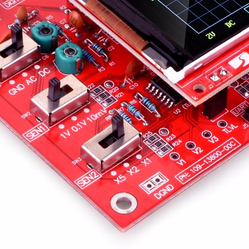 2.4in TFT Digital Assembled DSO138 Oscilloscope Kit DIY Module Education Board - Image 2 of 3