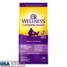 Senior Dry Dog Food Chicken Barley Natural Nutrition 30lb Whole Body Health New