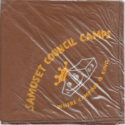 Scout Camps Samoset Council Neckerchief Boy Scouts of America BSA