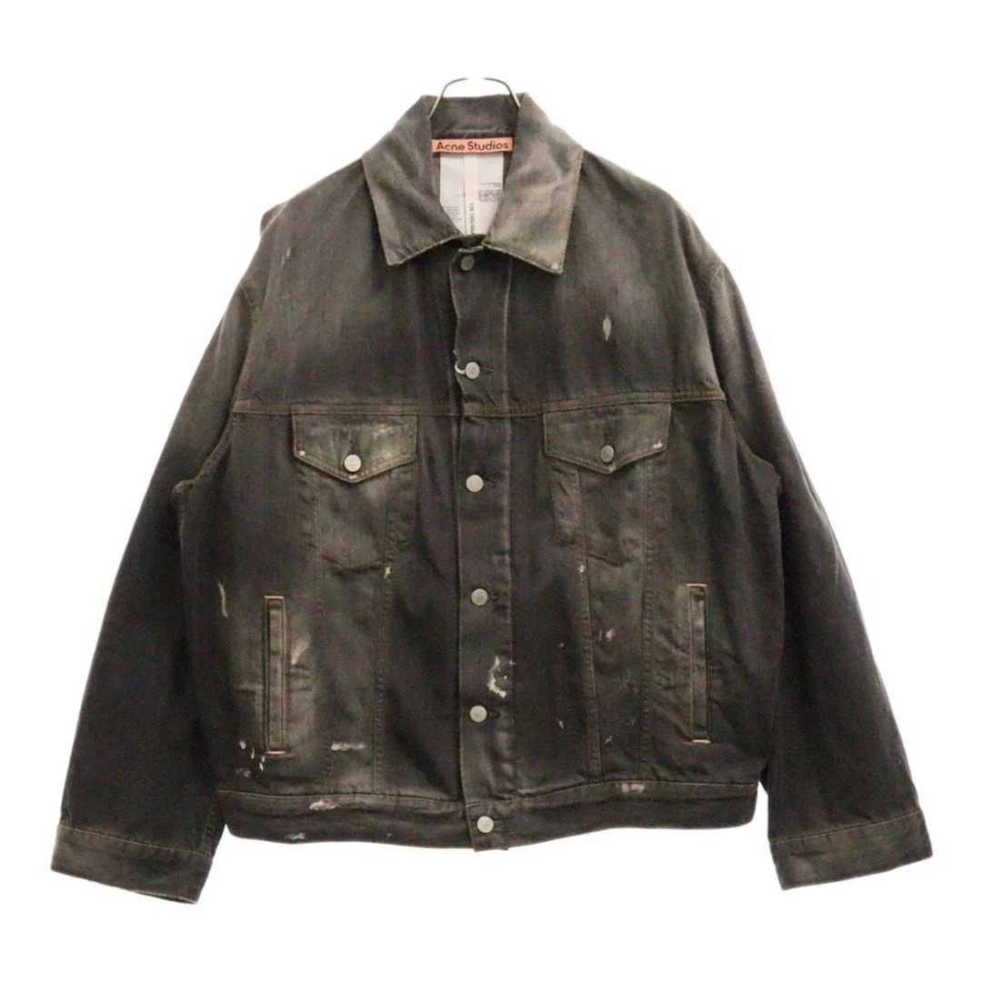 Acne Studios Giacca Denim Camionista Vintage Lavorata Grigio FN ux outw000073 U