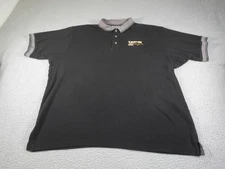 Vintage Dale Jarrett Polo Shirt Mens 2XL Black NASCAR Racing Chase Authentics