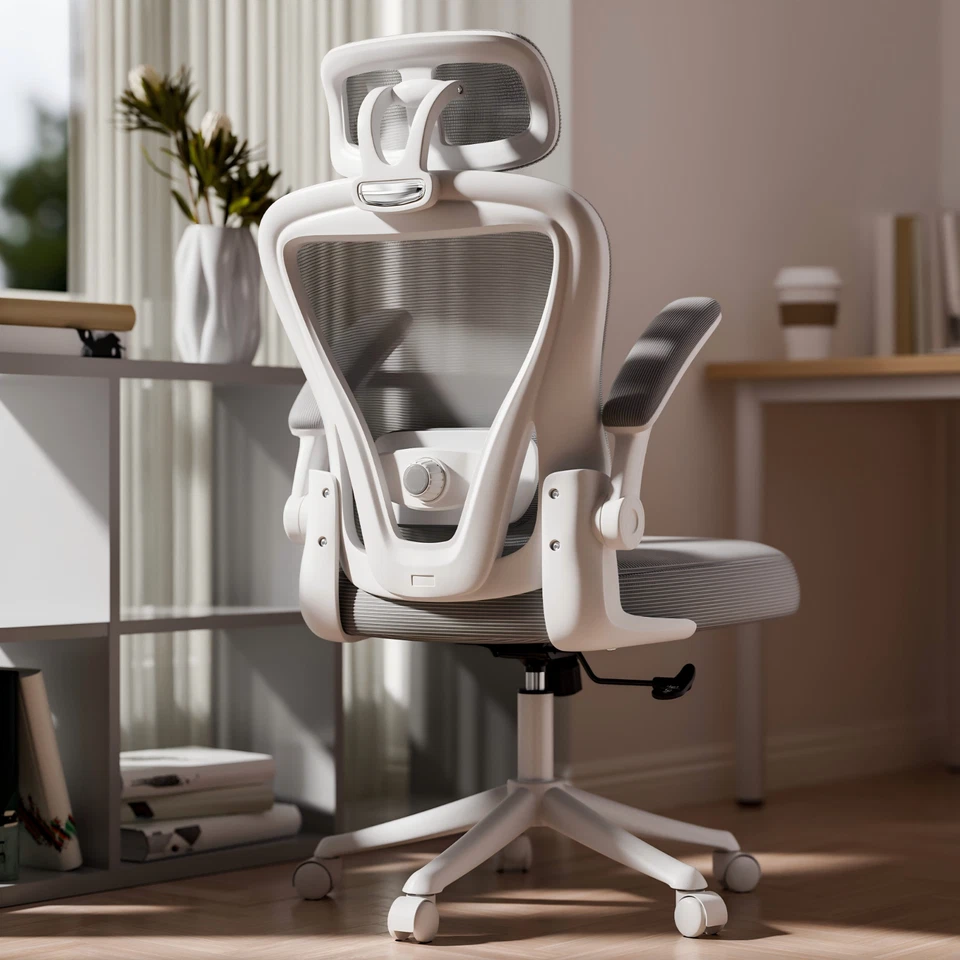 Ergonomic Executive Chair with Lumbar Support Mesh Home Office Chair Desk Chair - Image 3 of 4