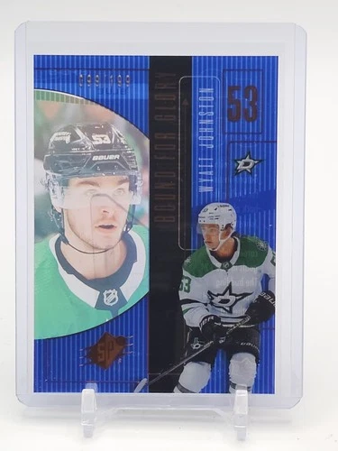WYATT JOHNSTON 2024-25 UPPER DECK SPX BOUND FOR GLORY BLUE /199 STARS Q5167