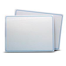 Flipside Products 9" x 12" Two-Sided Plain Dry Erase Learning Mat, Flexible, ...