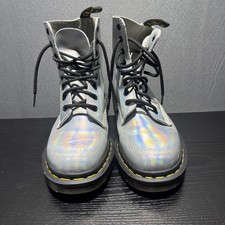Dr. Martens Silver Boots for Women for sale | eBay