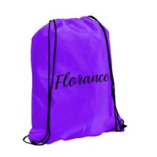 Personalised Nylon Drawstring Rucksack Bag Swimming School Sport Unisex Kids UK