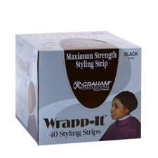 Wrapp-it Styling Strips for Natural Hair Wrap and Molded Styles by Graham Beauty