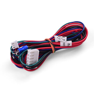 Upgrade 18AWG Hotbed Cable Heated Bed Line Wires 90cm for Anet A8 A6 E12 Printer