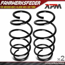 2x Federn Fahrwerksfeder Vorderachse für Mercedes-Benz A-Klasse W169 A 200 Turbo