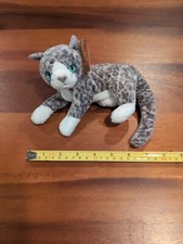 NWT Ty Beanie Baby Purr Gray Cat 2000