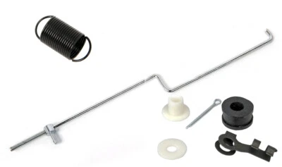 NEW 1965-1966 Ford Mustang 289 Throttle Rod Kit With Bushings, Spring, Rod, Clip - Image 1 of 4