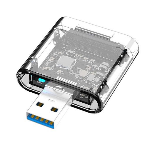 USB3.0 SSD Case Enclosure Adapter Transparent M.2 SATA External Hard Disk Box - Afbeelding 9 van 14