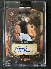 JASE BOWEN 2024 WILD CARD 5 CARD DRAW ENCASED PROSPECT AUTO #’d 3/5 SSP PIRATES