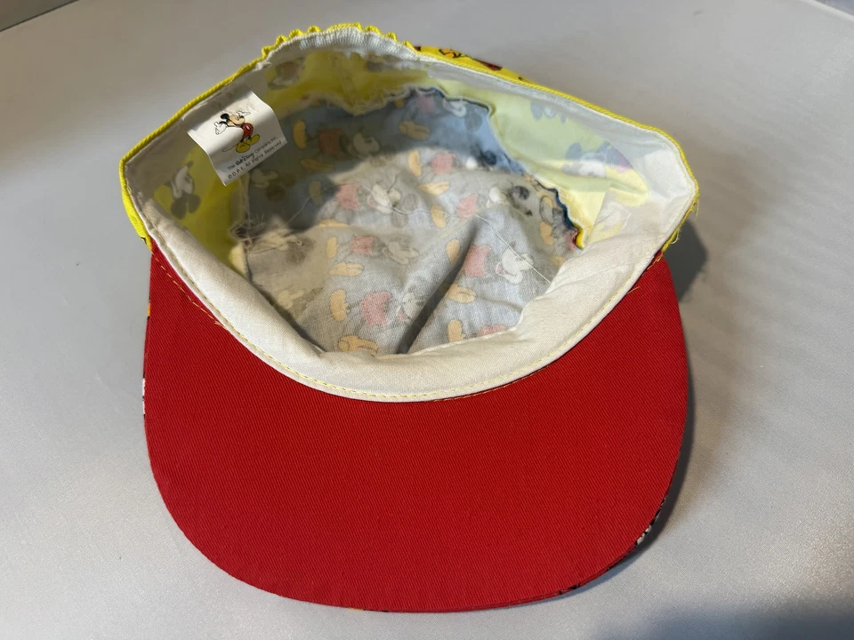 Gorra Mickey Mouse Walt Disney Vintage Años 80 Multicolor Pintores por Drew Pearson Foto 4 de 4