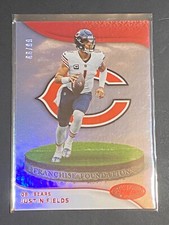 2023 Panini Certified Football Red Franchise Favorites #FF-8 Justin FIELDS #/99
