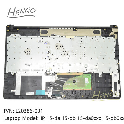 New For HP 15-da 15-db 15-da0xxx 15-db0xxx Gray Palmrest