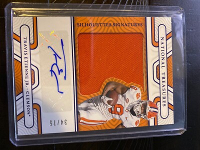 Travis Etienne 2022 Panini National Treasures Game Worn RPA - #'d 34/75