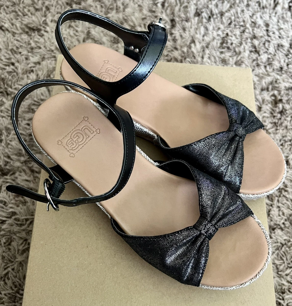 Girls black deals sandals size 2