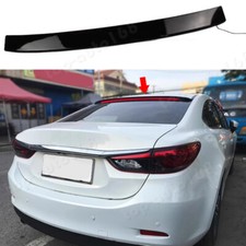 Gloss Black Roof Spoiler Tail Wing W Led Brake Lights For Mazda 6 Sedan 2014-21 Gloss Black Roof Spoiler Tail Wing W Led Brake Lights For Mazda 6 Sedan 2014-21