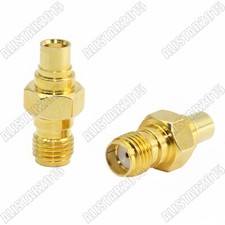 1x SMA Female Jack to MCX Female Straight RF Adapter Coax Connector SMA/MCX-KK