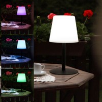 AußEnleuchte Tischlampe Farbwechsel Rgb Led IP44 Wetterfest Akku Gartenleuchte
