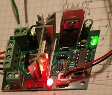 Platine f&uuml;r Modellbahntrafo,Fahrstrom bis 3A,Gleichspannungseingang 10V-30V, PWM