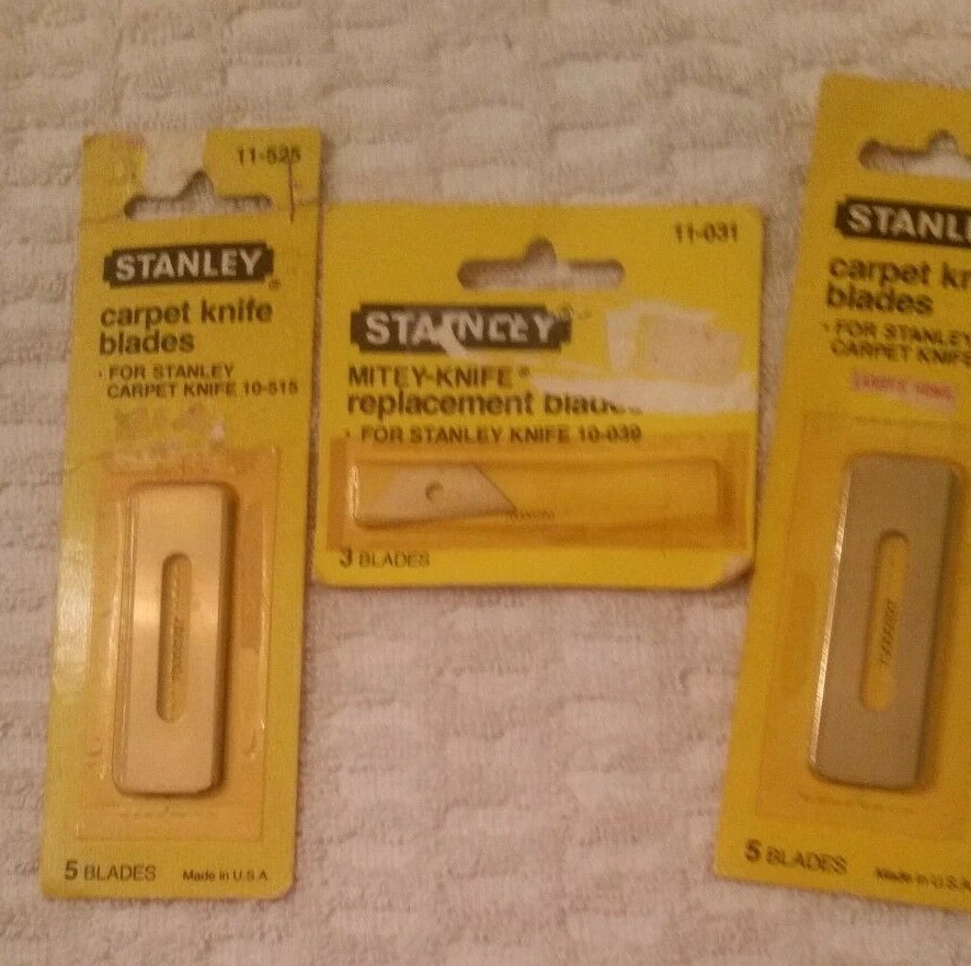 Stanley carpet blade deals